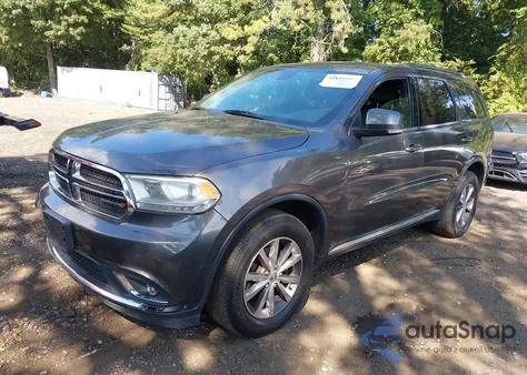 2016 Dodge Durango Limited из США, поврежденный, VIN 1C4RDJDG1GC455649